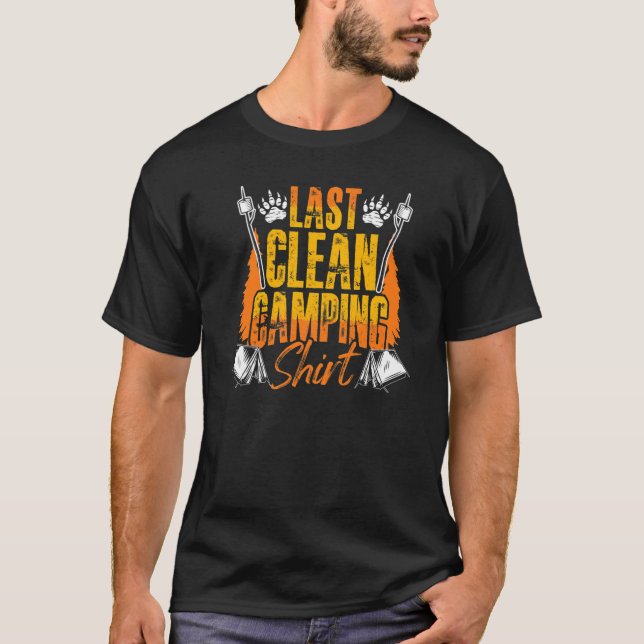 Camiseta Caminata de excursión Camper Mountain Hiker Last C (Anverso)