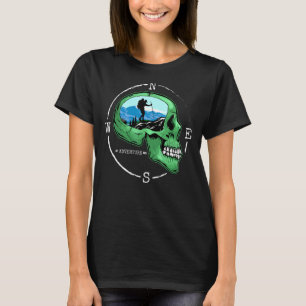 Camiseta Caminata de excursión por la brújula al aire libre