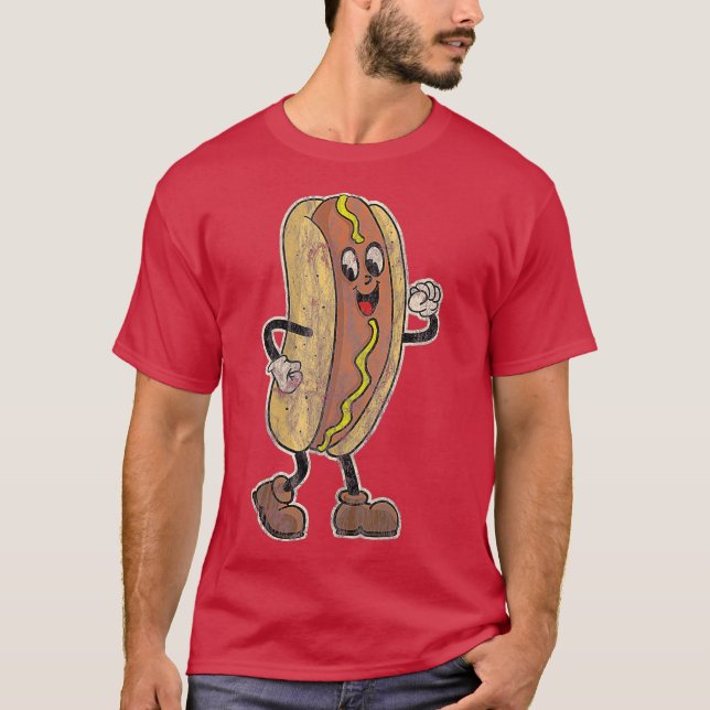 Camiseta Caminata De Película De Perro Caliente (Anverso)