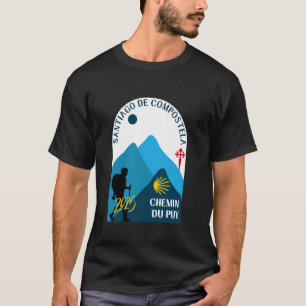 Camiseta Caminata de peregrinos de Chemin du Puy Camino de 