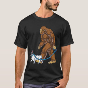 Camiseta Caminata de Perro a Pie Grande Bulldog Francés Sa