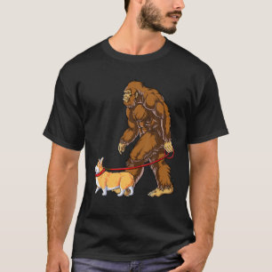 Camiseta Caminata de Perro a Pie Grande Corgi Niños Hombre