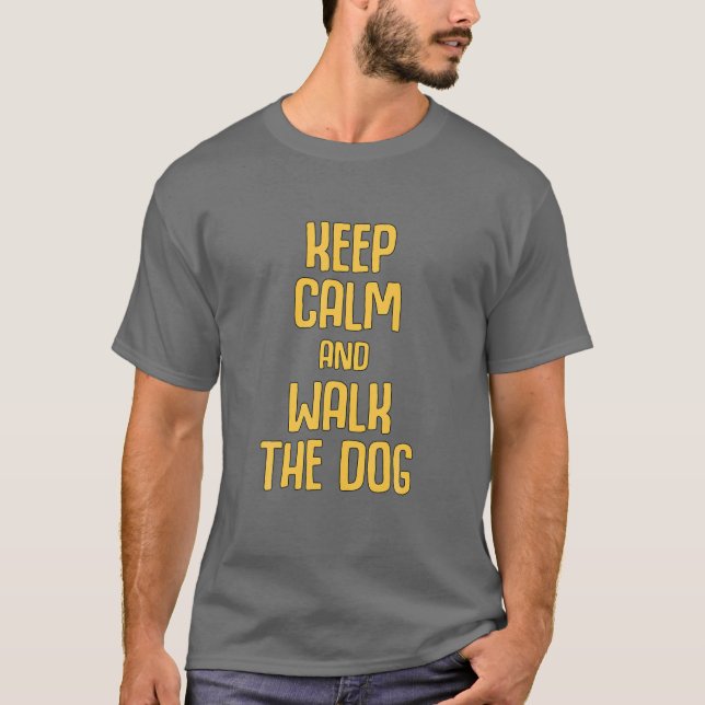 Camiseta Caminata de perros de Guay diciendo que mantengan  (Anverso)
