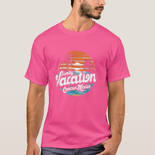 Camiseta Caminata de Verano de Cancún México 2024 (Anverso)