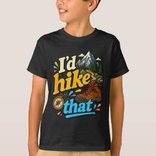 Camiseta Caminata divertida mochilero camping senderismo