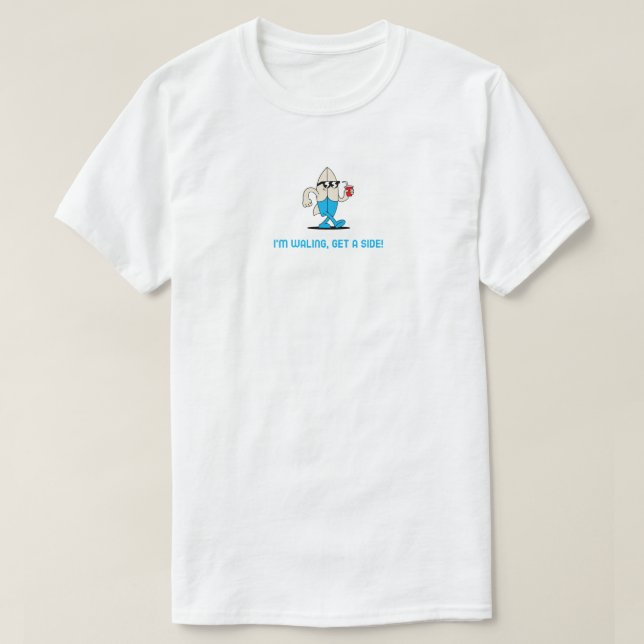 Camiseta Caminata elegante del personaje de caricatura de G (Diseño del anverso)