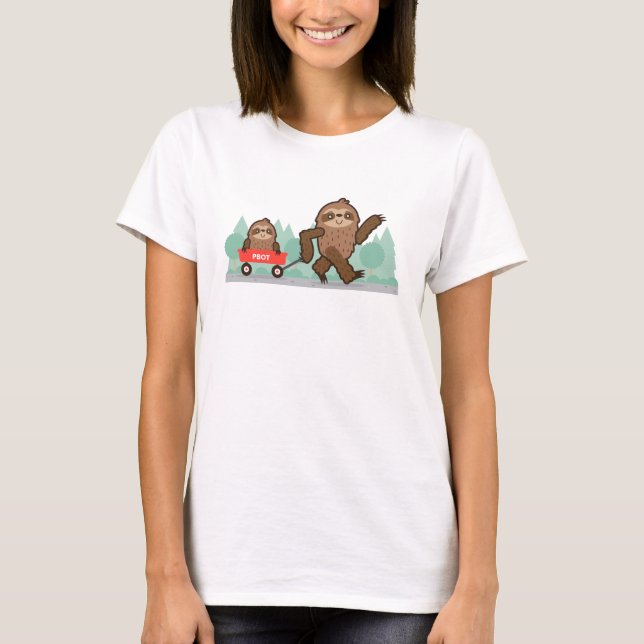 Camiseta Caminata espuma (Anverso)