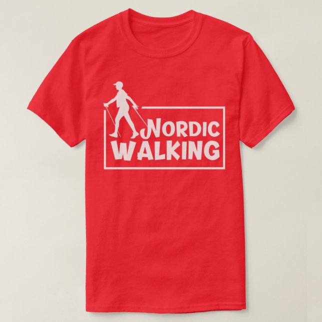 Camiseta Caminata nórdica (Diseño del anverso)