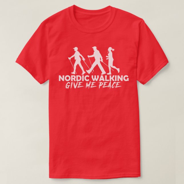 Camiseta Caminata nórdica 1 (Diseño del anverso)