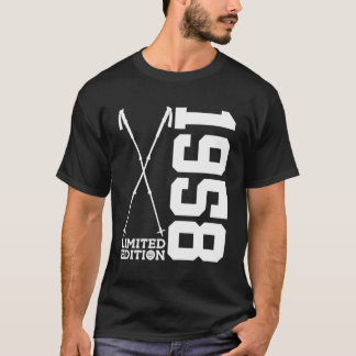 Camiseta Caminata Nórdica 1958 Senderismo 65º Cumpleaños