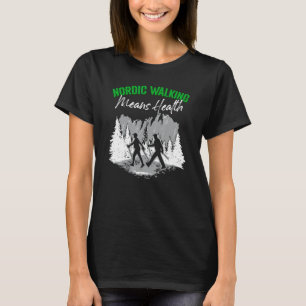 Camiseta Caminata nórdica Salud Senderismo Cardio Nordic Wa