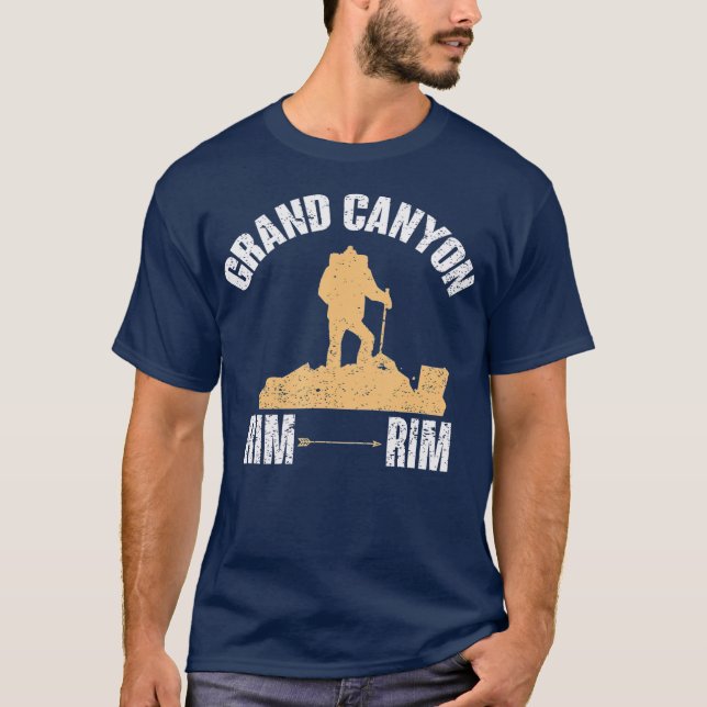 Camiseta Caminata por el Gran Cañón de Rim del Sur (Anverso)