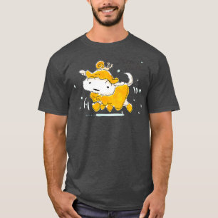 Camiseta Caminata por la lluvia de Crayon Shin-chan Shiro