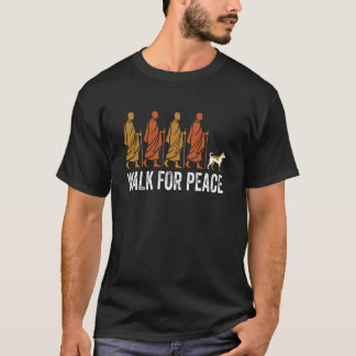 Camiseta Caminata por la Paz Monjes Budistas Viaje Inspirad