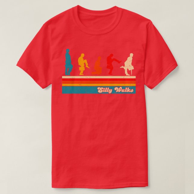 Camiseta Caminatas de silencio retro (Diseño del anverso)