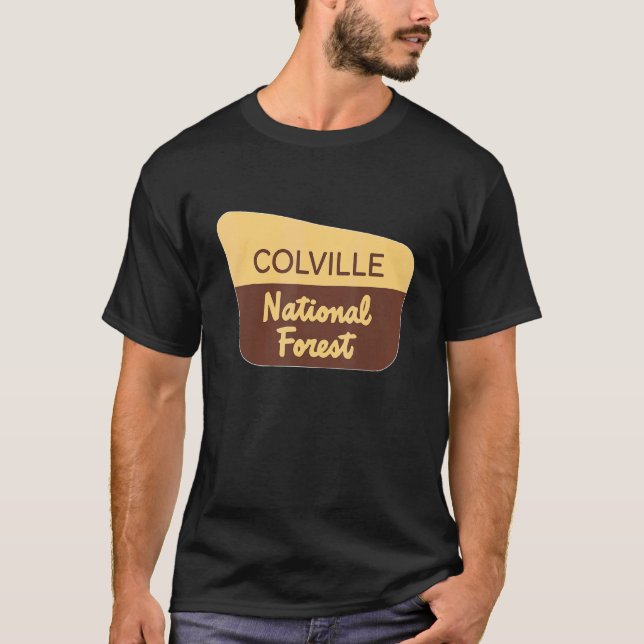 Camiseta Caminatas para excursionistas en el Rótulo foresta (Anverso)