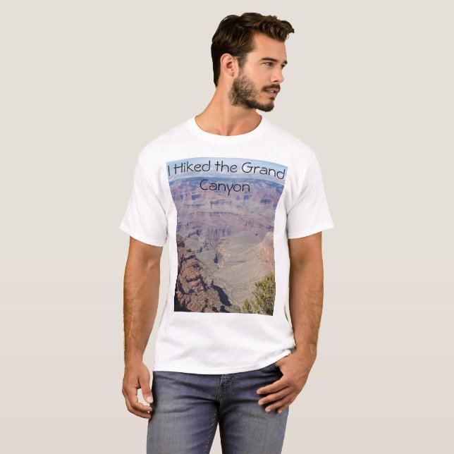 Camiseta Caminé el Gran Cañón para los hombres (Anverso completo)