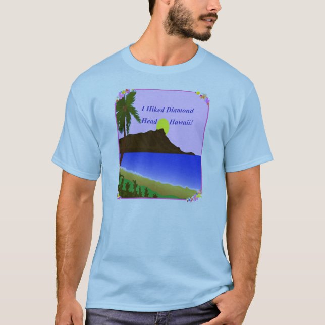 Camiseta Caminé la cabeza Hawaii del diamante (Anverso)
