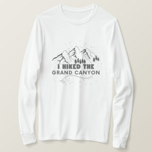 Camiseta caminé por el gran cañón, excursión divertida