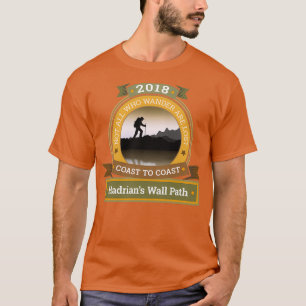 Camiseta Caminé por la Trimezcla Hadrians Wall Path 2018