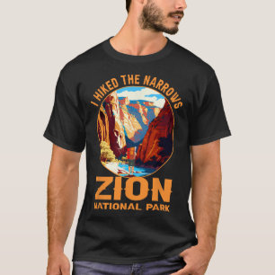 Camiseta Caminé por The Narrows Zion Parque Nacional Aventu