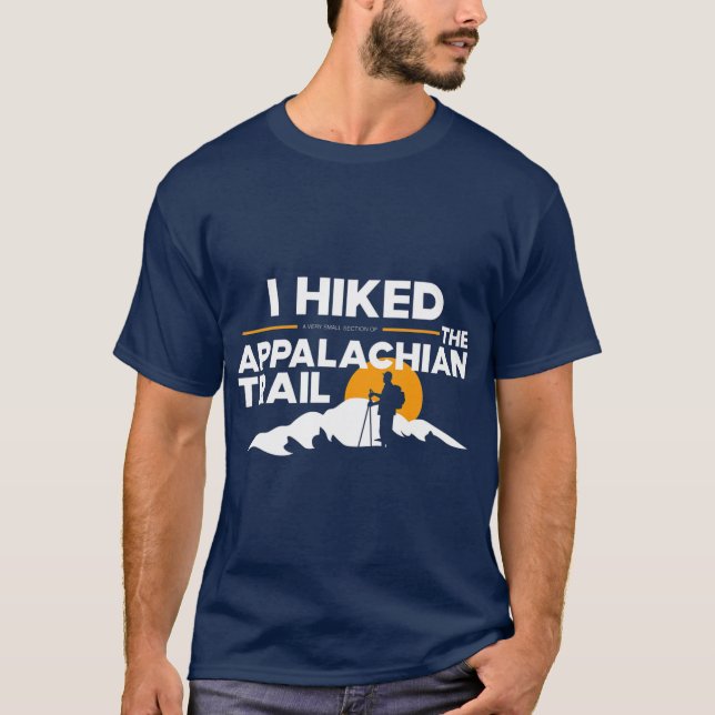 Camiseta Caminé por una pequeña sección del Sendero Apalach (Anverso)