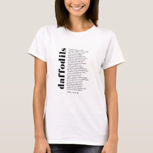 Camiseta Caminé solitario como una nube de William Wordswor