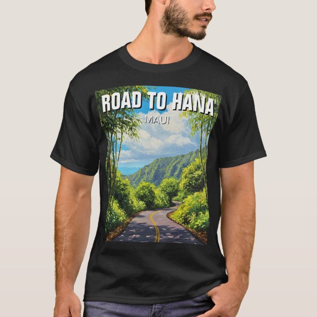 Camiseta Camino a Hana Maui Hawaii Travel (Anverso)