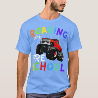 Camiseta Camino a la escuela preescolar Camión Monster