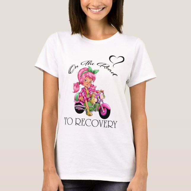 Camiseta Camino a la recuperación de la motocicleta (Anverso)