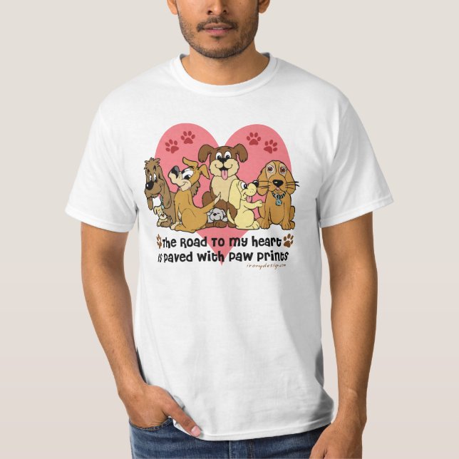 Camiseta Camino a mi perro del corazón (Anverso)