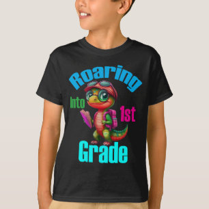 Camiseta Camino a primer grado, diversión de vuelta a la es