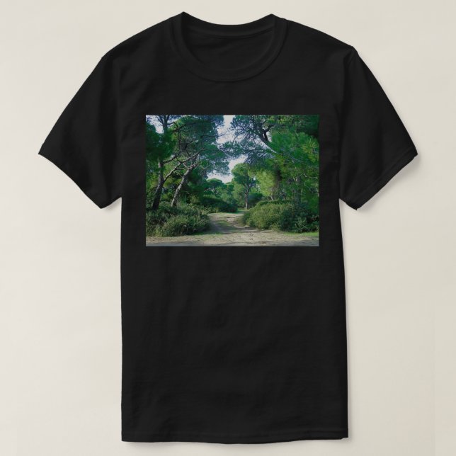 Camiseta Camino a través de bosques (Diseño del anverso)