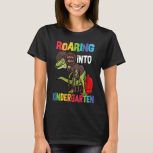 Camiseta Camino al jardín de infantes Rex Dinosaur de vuelt