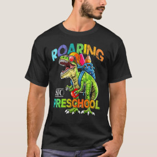 Camiseta Camino al profesor de dinosaurio preescolar preesc