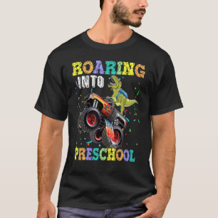 Camiseta Camino al profesor de dinosaurio preescolar preesc
