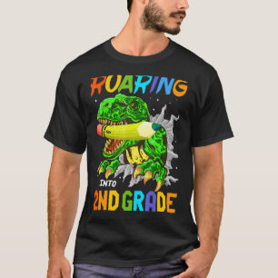 Camiseta Camino al segundo grado de regreso a la escuela li