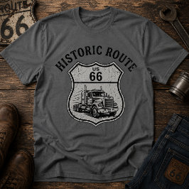 Camiseta Camino Americano de Camiones de la Ruta Histórica 