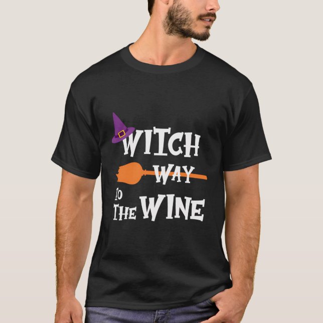 Camiseta Camino Bruto A La Cena Graciosa Del Vino De Hallow (Anverso)
