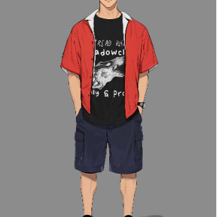 Camiseta camino con gatos de shadowclan-orgullo-guerrero