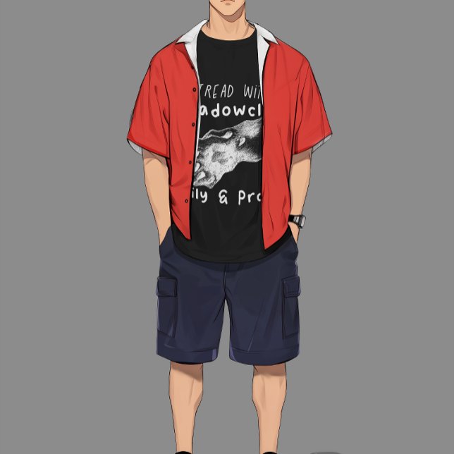 Camiseta camino con gatos de shadowclan-orgullo-guerrero (Subido por el creador)