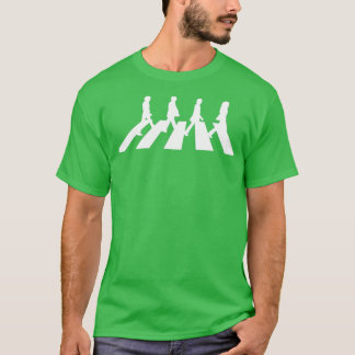 Camiseta Camino de abadía minimalista