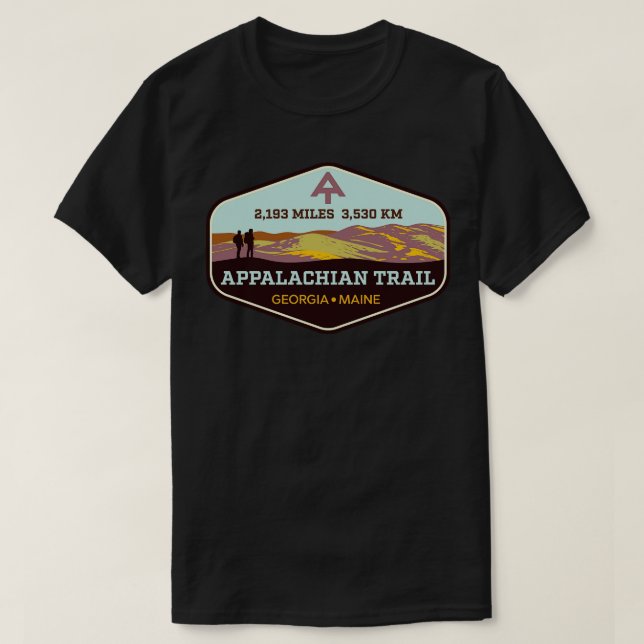 Camiseta Camino de Apalaches Georgia para mantener la pista (Diseño del anverso)
