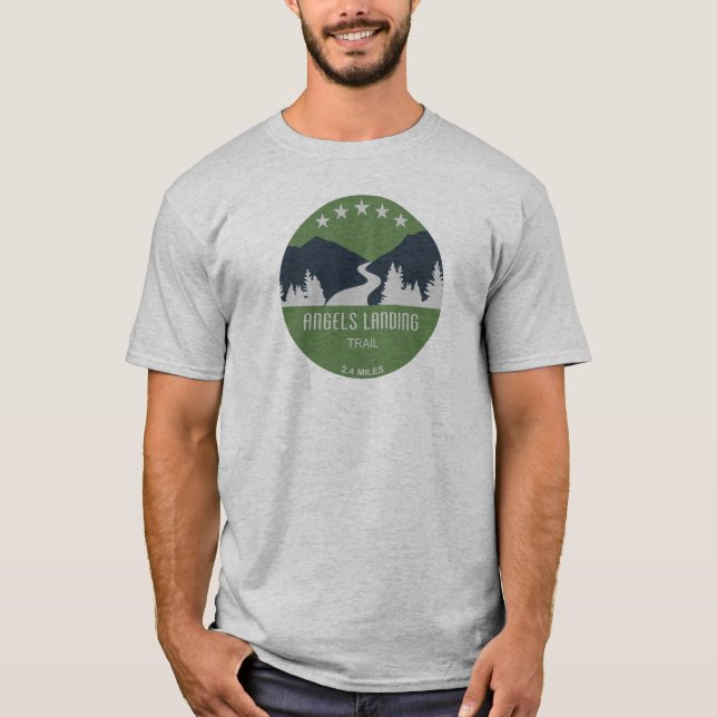 Camiseta Camino de aterrizaje de los Ángeles Parque Naciona (Anverso)