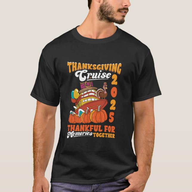 Camiseta Camino de crucero de la familia Thanksintere 2025  (Anverso)