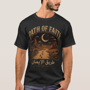 Camiseta Camino De Fe - Arte De Viaje Del Desierto Islámico