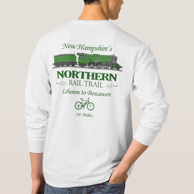 Camiseta Camino de ferrocarril del norte (RT2) (Reverso)