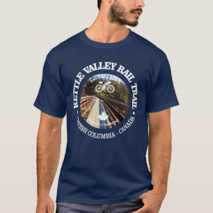 Camiseta Camino de Kettle Valley Rail Trail (ciclismo c)