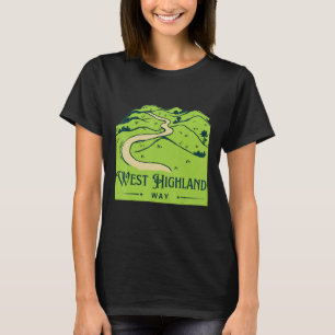 Camiseta Camino de la costa suroeste de Escocia, vía Highla