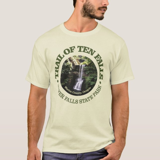 Camiseta Camino de las Diez Cataratas (Anverso)